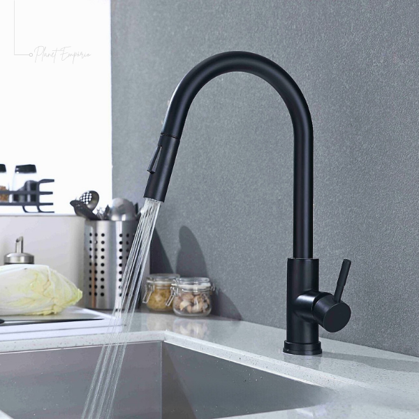 Berlin Touch Pullout Kitchen Tap - Plaemp