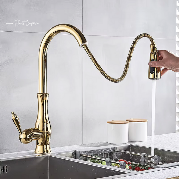 Berlin Pullout Kitchen Tap - Plaemp