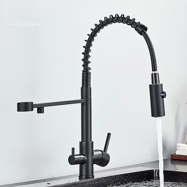 Berlin Pulldown Kitchen Tap with Filter - Plaemp