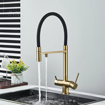 Stockholm Pulldown Kitchen Tap with Filter - Plaemp