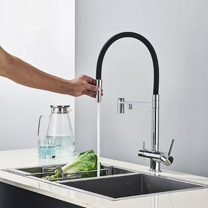 Stockholm Pulldown Kitchen Tap with Filter - Plaemp