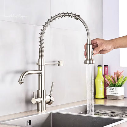 Toronto Pulldown Kitchen Tap with Filter - Plaemp