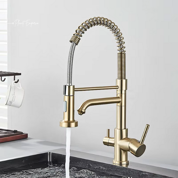 Toronto Pulldown Kitchen Tap with Filter - Plaemp