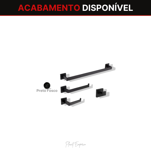 Bathroom Accessories Kit Single Berlin (BL) - Plaemp