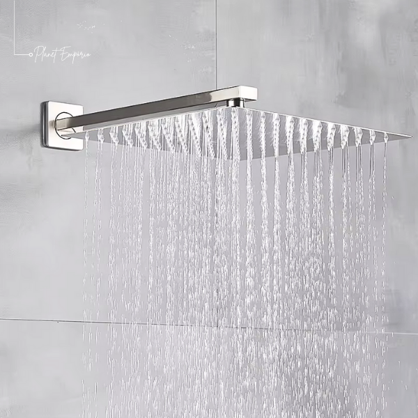 Wall-Mounted Shower and Hand Shower with Dual Function Valve Berlin - Plaemp